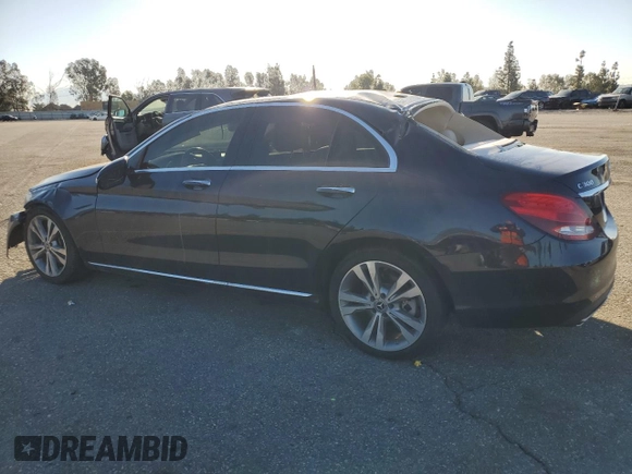 2018 Mercedes-Benz C 300 with VIN 55SWF4JB2JU279520, listed as a Copart auction lot 48434885 with 63,357 mi miles and Salvage title. Bid and sale history available at DreamBid. Image 2.