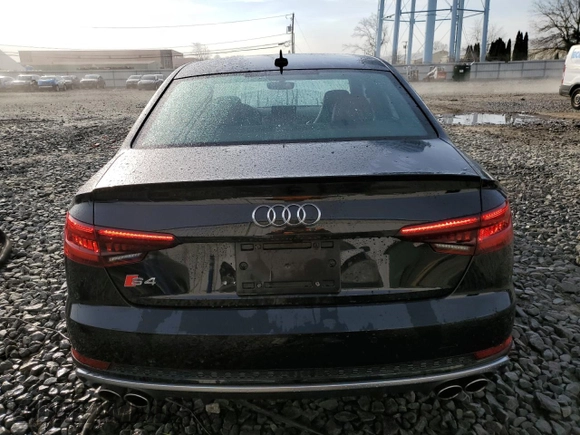 2018 Audi S4 Prestige with VIN WAUC4AF47JA233691, listed as a Copart auction lot 46186274 with 31,573 mi miles and Salvage Title. Bid and sale history available at carsss.com. Image 6.