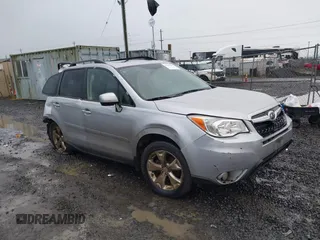 2014 Subaru Forester 2.5i Premium with VIN JF2SJAEC5EH500034, listed as a IAAI auction lot 41308759 with 171,980 mi miles. Bid and sale history available at carsss.com. Image 1.
