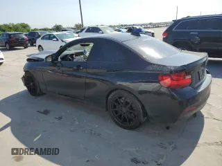 2016 BMW 2 Series M235i xDrive with VIN WBA1J9C55GV372098, listed as a Copart auction lot 58088723 with 84,995 mi miles. Bid and sale history available at carsss.com. Image 2.