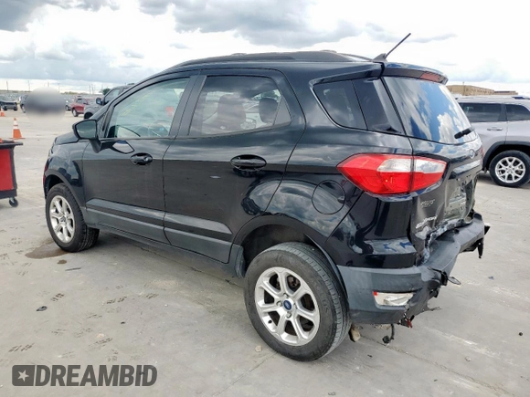 2019 Ford EcoSport SE with VIN MAJ6S3GL0KC259858, listed as a Copart auction lot 56474165 with 56,903 mi miles and Salvage Title. Bid and sale history available at DreamBid. Image 2.