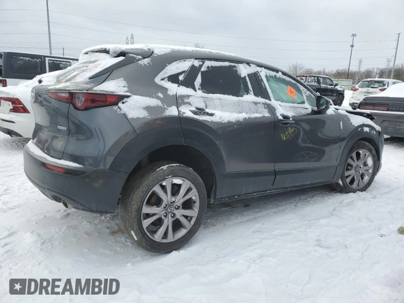 2020 Mazda CX-30 Select with VIN 3MVDMBCL0LM125331, listed as a Copart auction lot 43051355 with Not Provided miles and Non Repairable. Bid and sale history available at DreamBid. Image 3.