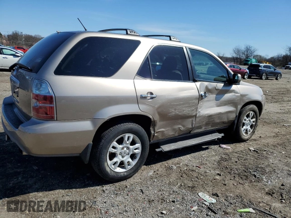 2004 Acura MDX Touring with VIN 2HNYD18904H529590, listed as a Copart auction lot 50050825 with 286,126 mi miles and Salvage title. Bid and sale history available at DreamBid. Image 3.