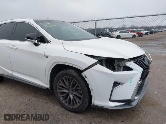 2017 Lexus RX 350 with VIN 2T2ZZMCA9HC079447, listed as a IAAI auction lot 41546040 with 100,562 mi miles and . Bid and sale history available at DreamBid. Image 6.