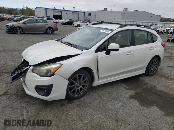 2013 Subaru Impreza Special Sports Premium z VIN JF1GPAL61D2884921, wystawiony jako Copart lot #58671975 z przebiegiem 165 520 mil mil oraz Szkoda całkowita • Salvage title. Historia ofert i sprzedaży dostępna na DreamBid. Obrazek 1.