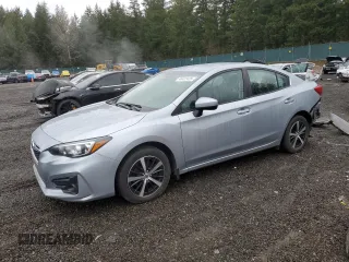 2019 Subaru Impreza Premium with VIN 4S3GKAD66K3608121, listed as a Copart auction lot 46422435 with 48,448 mi miles and Salvage Title. Bid and sale history available at carsss.com. Image 1.
