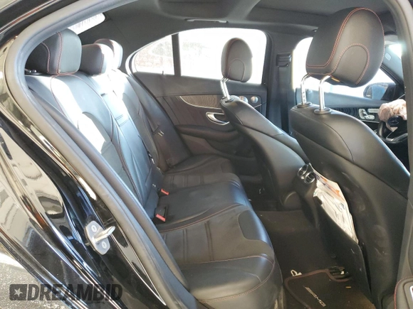 2017 Mercedes-Benz C 43 AMG with VIN 55SWF6EB7HU209463, listed as a Copart auction lot 87859325 with 99,801 mi miles and Salvage Title. Bid and sale history available at DreamBid. Image 10.