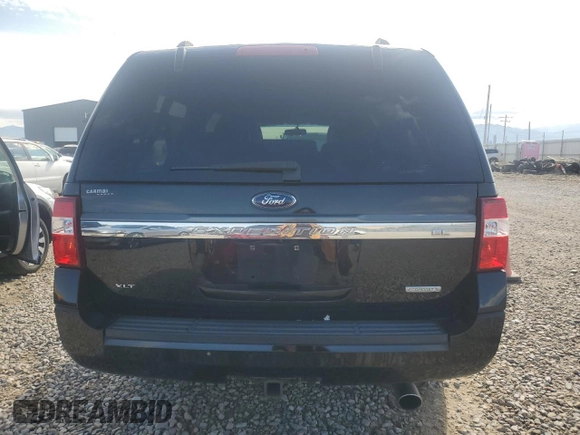 2016 Ford Expedition EL XLT with VIN 1FMJK1HT4GEF32492, listed as a Copart auction lot 66436384 with 126,946 mi miles and Salvage Title. Bid and sale history available at carsss.com. Image 6.