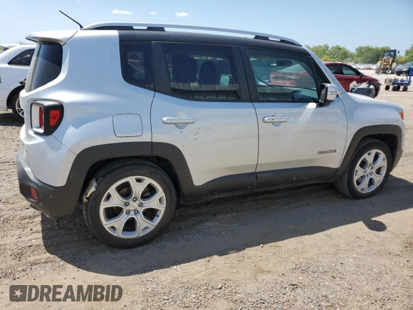 2017 Jeep Renegade Limited with VIN ZACCJADB6HPF81148, listed as a Copart auction lot 51928435 with 127,062 mi miles and Salvage title. Bid and sale history available at DreamBid. Image 3.