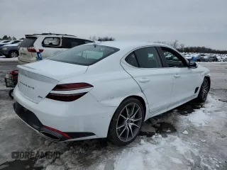 2025 Genesis G70 2.5T with VIN KMTG34SC9SU153588, listed as a Copart auction lot 88057165 with 1,204 mi miles and Clean Title. Bid and sale history available at DreamBid. Image 3.