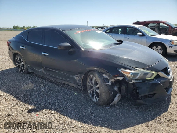 2017 Nissan Maxima SV with VIN 1N4AA6AP1HC392292, listed as a Copart auction lot 52159345 with 87,513 mi miles and Salvage Title. Bid and sale history available at carsss.com. Image 4.