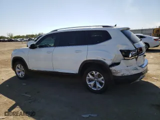 2018 Volkswagen Atlas 3.6L V6 SEL with VIN 1V2MR2CA1JC554931, listed as a Copart auction lot 74221374 with 71,980 mi miles and Salvage Title. Bid and sale history available at carsss.com. Image 2.