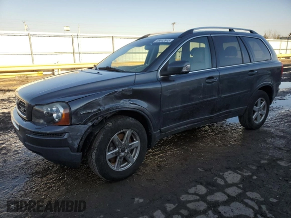 2007 Volvo XC90 V8 with VIN YV4CZ852871370576, listed as a Copart auction lot 46842845 with 176,840 mi miles and Salvage Title. Bid and sale history available at carsss.com. Image 1.