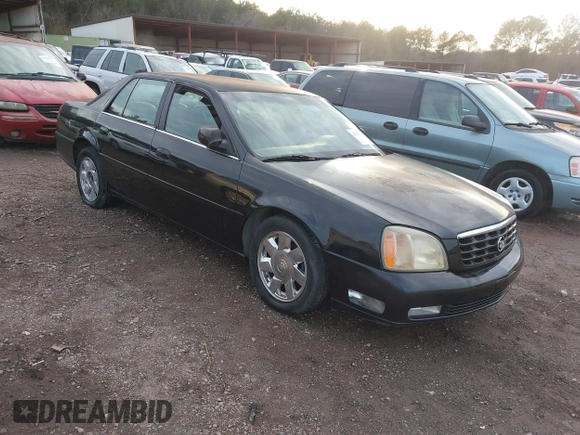 2002 Cadillac DeVille DTS with VIN 1G6KF57992U219921, listed as a IAAI auction lot 41261360 with 127,710 mi miles. Bid and sale history available at carsss.com. Image 1.