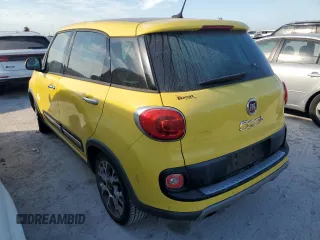 2014 FIAT 500L Trekking with VIN ZFBCFADH8EZ013585, listed as a Copart auction lot 76193764 with 0 mi miles and Salvage Title. Bid and sale history available at carsss.com. Image 2.