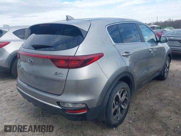 2021 Kia Sportage LX with VIN KNDPM3AC8M7938693, listed as a IAAI auction lot 41731649 with 91,994 mi miles. Bid and sale history available at carsss.com. Image 4.