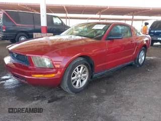 2008 Ford Mustang Deluxe with VIN 1ZVHT80N785179881, listed as a IAAI auction lot 42058845 with 154,385 mi miles. Bid and sale history available at carsss.com. Image 2.