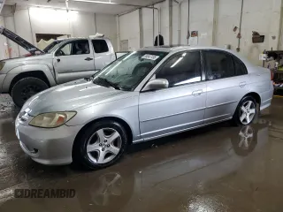 2004 Honda Civic EX with VIN 2HGES25734H501095, listed as a Copart auction lot 54547135 with 253,687 mi miles and Clean title. Bid and sale history available at DreamBid. Image 1.