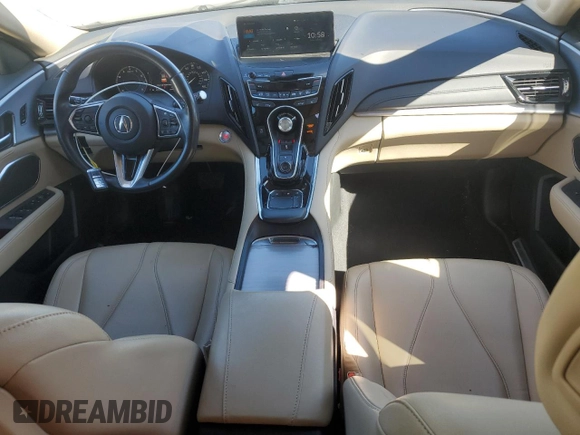 2019 Acura RDX with VIN 5J8TC1H38KL016958, listed as a Copart auction lot 49839275 with 86,734 mi miles and Salvage Title. Bid and sale history available at carsss.com. Image 8.