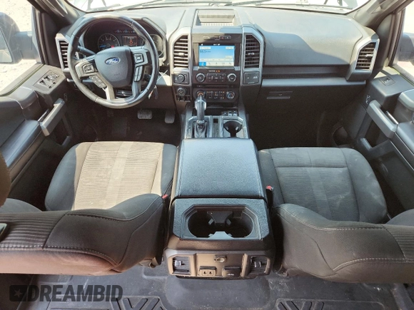 2017 Ford F-150 XL with VIN 1FTFW1EG4HKE01636, listed as a Copart auction lot 60348655 with 120,533 mi miles and Salvage title. Bid and sale history available at DreamBid. Image 8.