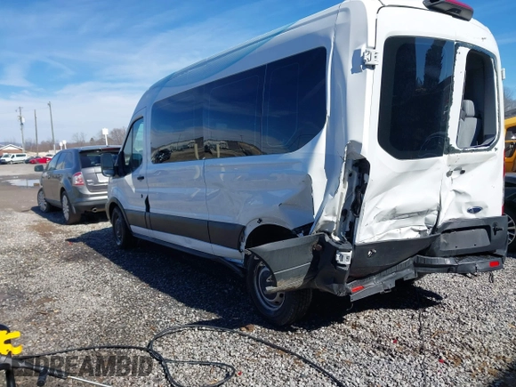 2019 Ford Transit XL with VIN 1FBAX2CV2KKA69450, listed as a IAAI auction lot 41539173 with 114,518 mi miles and . Bid and sale history available at DreamBid. Image 3.