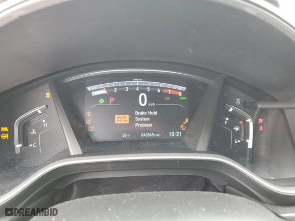 2021 Honda CR-V EX-L with VIN 7FARW1H87ME007934, listed as a Copart auction lot 46038745 with 42,065 mi miles and Salvage Title. Bid and sale history available at carsss.com. Image 9.