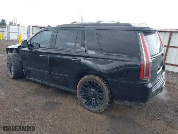 2017 Cadillac Escalade Platinum with VIN 1GYS4DKJ2HR313241, listed as a IAAI auction lot 41899875 with 108,875 mi miles. Bid and sale history available at carsss.com. Image 3.