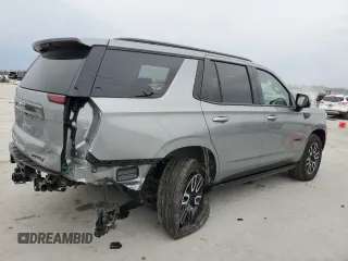 2024 GMC Yukon AT4 with VIN 1GKS2CKLXRR228905, listed as a Copart auction lot 47406685 with 11,025 mi miles and Salvage Title. Bid and sale history available at carsss.com. Image 3.