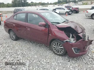 2018 Mitsubishi Mirage G4 SE with VIN ML32F4FJ9JHF15182, listed as a Copart auction lot 73180074 with 75,299 mi miles and Salvage Title. Bid and sale history available at carsss.com. Image 4.