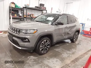 2023 Jeep Compass Limited с VIN 3C4NJDCN1PT524479, выставлен на аукционе IAAI как лот 41955772 с пробегом 40 125 миль миль и . История ставок и продаж доступна на DreamBid. Изображение 2.