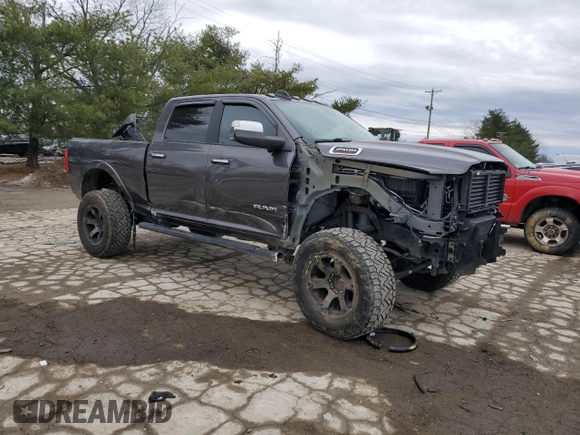 2020 Ram 2500 Laramie with VIN 3C6UR5FL3LG180507, listed as a Copart auction lot 42687315 with 64,914 mi miles and Salvage Title. Bid and sale history available at carsss.com. Image 4.