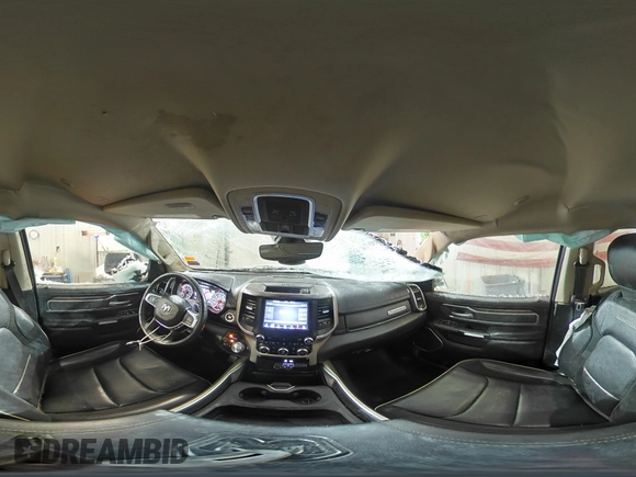 2020 Ram 1500 Laramie with VIN 1C6SRFDT6LN303837, listed as a Copart auction lot 86339224 with 87,515 mi miles and Salvage Title. Bid and sale history available at carsss.com. Image 12.