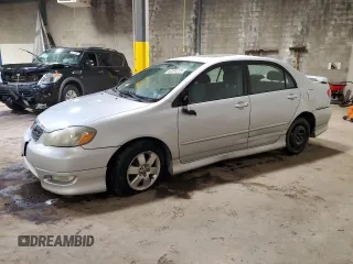 2005 Toyota Corolla CE with VIN 2T1BR32E85C480181, listed as a Copart auction lot 60594275 with 296,743 mi miles and Salvage title. Bid and sale history available at DreamBid. Image 1.