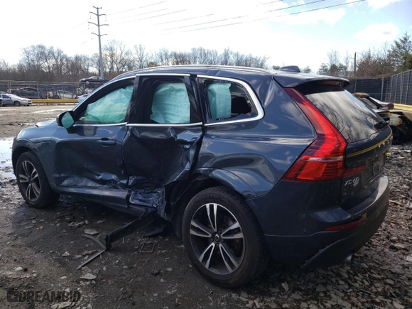 2021 Volvo XC60 Momentum with VIN YV4102RK0M1739757, listed as a Copart auction lot 46993935 with NaN miles and Salvage Title. Bid and sale history available at carsss.com. Image 2.