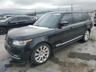 2014 Land Rover Range Rover Supercharged with VIN SALGS3TF0EA165129, listed as a Copart auction lot 50652275 with 121,131 mi miles and Salvage title. Bid and sale history available at DreamBid. Image 1.