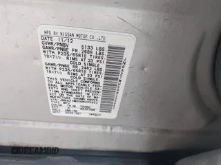 2013 Nissan Murano SL z VIN JN8AZ1MU5DW205852, wystawiony jako IAAI lot #41465599 z przebiegiem 149 015 mil mil oraz . Historia ofert i sprzedaży dostępna na DreamBid. Obrazek 8.