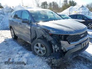 2023 Kia Sorento LX with VIN 5XYRGDLC8PG211550, listed as a IAAI auction lot 41578770 with 53,422 mi miles. Bid and sale history available at carsss.com. Image 1.