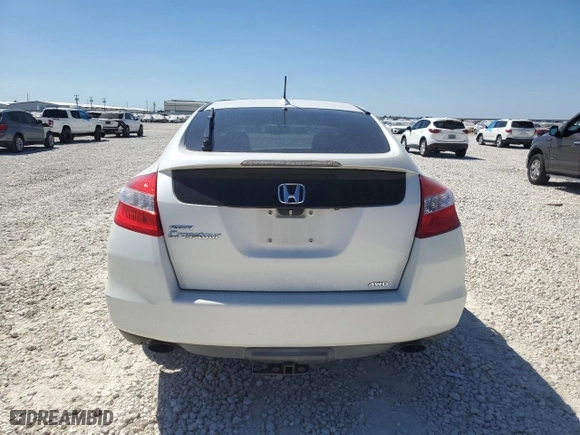 2010 Honda Accord Crosstour EX-L with VIN 5J6TF2H51AL011431, listed as a Copart auction lot 75486454 with 186,433 mi miles and Salvage Title. Bid and sale history available at carsss.com. Image 6.