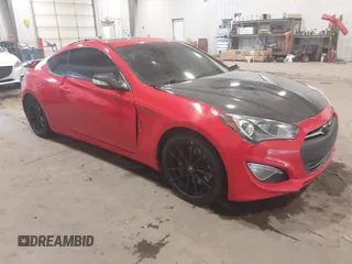 2013 Hyundai Genesis Coupe R-Spec with VIN KMHHU6KJ4DU101925, listed as a IAAI auction lot 41190063 with 86,077 mi miles and . Bid and sale history available at DreamBid. Image 1.
