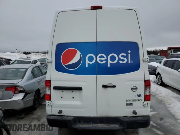 2015 Nissan NV SV with VIN 1N6AF0LY7FN801117, listed as a Copart auction lot 45111185 with 385,489 mi miles and Salvage Title. Bid and sale history available at carsss.com. Image 6.
