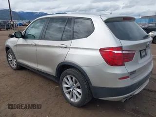 2013 BMW X3 xDrive28i with VIN 5UXWX9C5XD0A24038, listed as a IAAI auction lot 41909787 with 82,857 mi miles and . Bid and sale history available at DreamBid. Image 3.