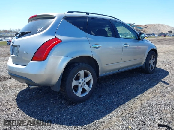 2005 Nissan Murano SE with VIN JN8AZ08T45W324540, listed as a IAAI auction lot 42052303 with 174,639 mi miles and . Bid and sale history available at DreamBid. Image 4.