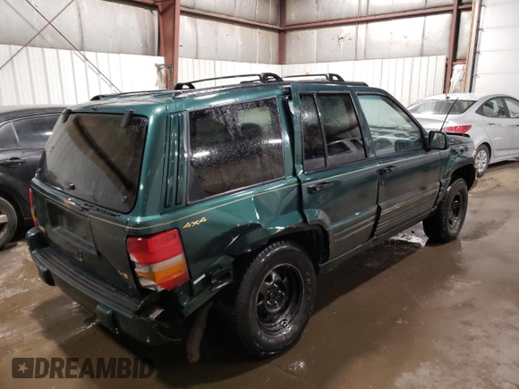 1997 Jeep Grand Cherokee Limited with VIN 1J4GZ78Y3VC733618, listed as a Copart auction lot 53757095 with 150,806 mi miles and Salvage title. Bid and sale history available at DreamBid. Image 3.