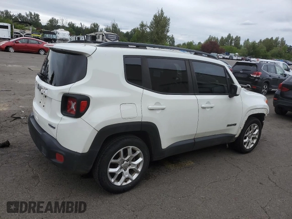 2018 Jeep Renegade Altitude z VIN ZACCJABB5JPH44283, wystawiony jako Copart lot #56946415 z przebiegiem 67 868 mil mil oraz Szkoda całkowita • Salvage title. Historia ofert i sprzedaży dostępna na DreamBid. Obrazek 3.