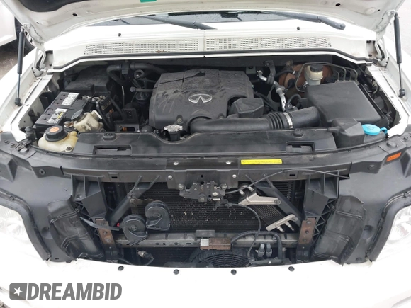 2007 Infiniti QX56 with VIN 5N3AA08A17N802779, listed as a IAAI auction lot 41461156 with 148,006 mi miles. Bid and sale history available at carsss.com. Image 10.