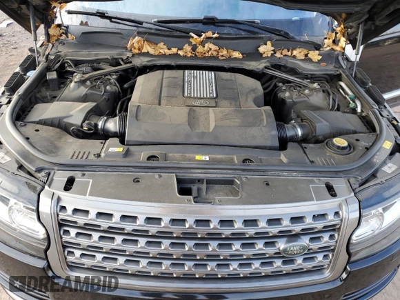 2017 Land Rover Range Rover with VIN SALGR2FV6HA374954, listed as a Copart auction lot 82380564 with 76,293 mi miles and Salvage title. Bid and sale history available at DreamBid. Image 12.