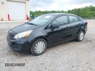 2013 Kia Rio LX with VIN KNADM4A35D6270556, listed as a IAAI auction lot 42115208 with 165,249 mi miles. Bid and sale history available at carsss.com. Image 2.