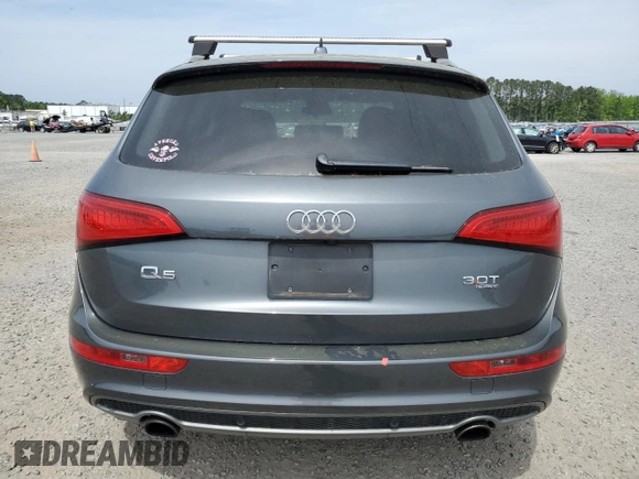 2014 Audi Q5 Premium Plus with VIN WA1DGAFP5EA077594, listed as a Copart auction lot 52020915 with 187,290 mi miles and Salvage title. Bid and sale history available at DreamBid. Image 6.