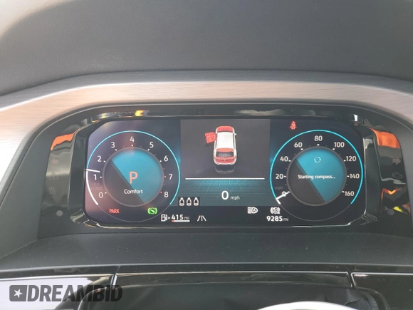 2025 Volkswagen Atlas SE with VIN 1V2WE2CA5SC201601, listed as a Copart auction lot 50102745 with 9,285 mi miles and Clean title. Bid and sale history available at DreamBid. Image 9.