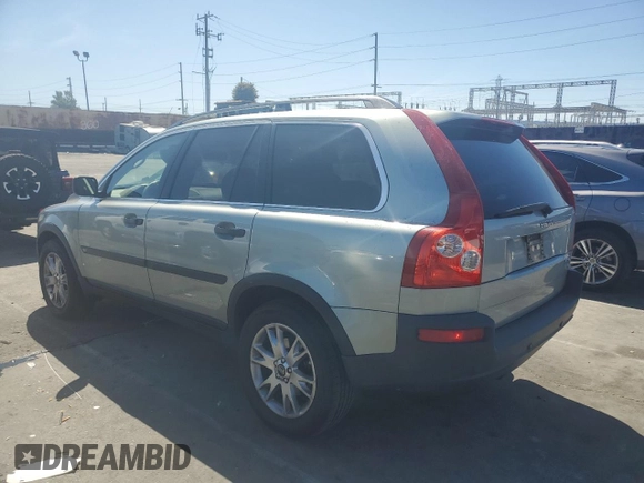 2004 Volvo XC90 with VIN YV1CZ91H541101461, listed as a Copart auction lot 49733545 with 121,123 mi miles and Clean title. Bid and sale history available at DreamBid. Image 2.